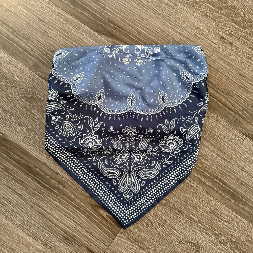 Loft Navy Bandana Tube Top